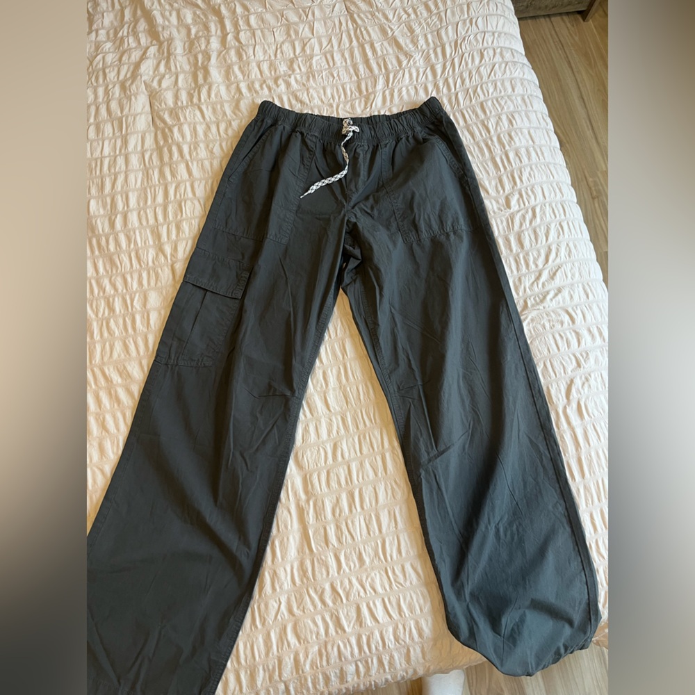 Grey Drawstring Pants